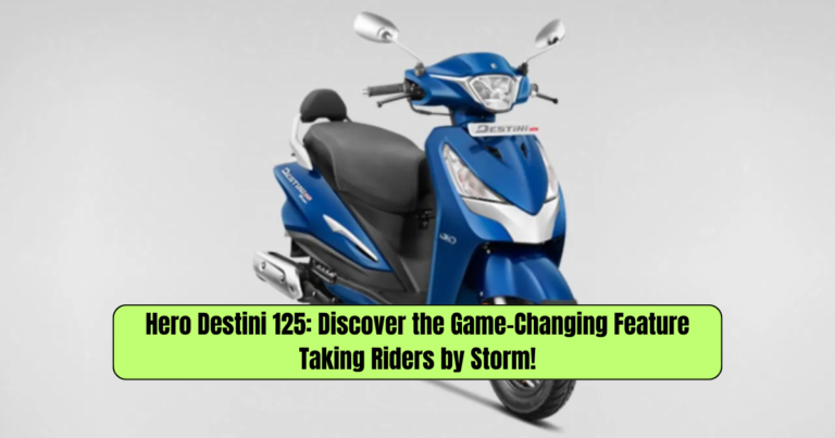 Hero Destini 125: Discover the Game-Changing Feature Taking Riders by Storm!